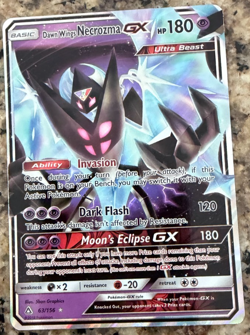 Dawn Wings Necrozma GX 63/156 Ultra Prism Holo Rare GX NM/LP Pokemon TCG - Image 1