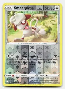 Smeargle 128/203 Rare Evolving Skies Pokemon Reverse Holo Near Mint - Image 1