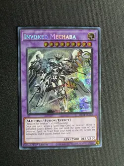 Invoked Mechaba MP24-EN059 Prismatic Secret Rare 1st Edition Near Mint Yu-Gi-Oh! - Image 1