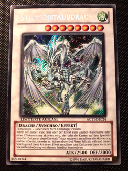 Yu-Gi-Oh! Sternenstaubdrache, AC11-DE024, Secret Rare, Limitierte A., Good - Image 1
