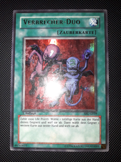 Yu-Gi-Oh! Verbrecher-Duo, SRl-G039, Ultra Rare, 1. Auflage, Deutsch, Good - Image 2