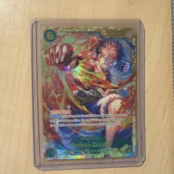 Monkey D. Luffy OP13-118 SEC Carrying On His Will One Piece TCG Secret English - Image 1