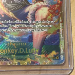 Monkey D. Luffy OP13-118 SEC Carrying On His Will One Piece TCG Secret English - Image 2