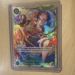 Monkey D. Luffy OP13-118 SEC Carrying On His Will One Piece TCG Secret English - Image 3