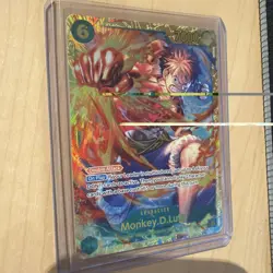 Monkey D. Luffy OP13-118 SEC Carrying On His Will One Piece TCG Secret English - Image 4