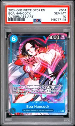 Boa Hancock PSA10 2024 One Piece Op07-500 Years In The Future Alternate Art #051 - Image 1