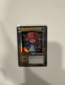 Bandai One Piece CCG Card Chopper The Great Adventure Holo - Image 3