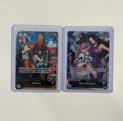 One Piece Promos - Boa Hancock and Shanks (PSA Promo) NM Freshly Sleeved - Image 1