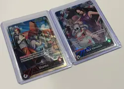 One Piece Promos - Boa Hancock and Shanks (PSA Promo) NM Freshly Sleeved - Image 3