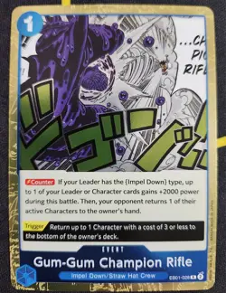 Gum-Gum Champion Rifle | R EB01-028 | Memorial Collection | One Piece English - Image 1