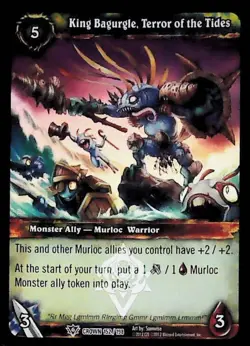 World of Warcraft TCG King Bagurgle, Terror of the Tides (Foil) - Crown of the H - Image 1