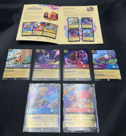2026 LORCANA EPCOT FESTIVAL QUESTBOOK WITH PROMO CARDS & RUPUNZEL & DONALD DUCK - Image 1