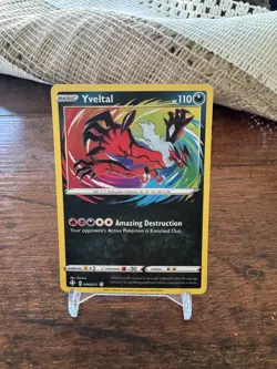 Pokemon - Yveltal - 046/072 - SWSH Shining Fates - Amazing Rare Card - Image 1