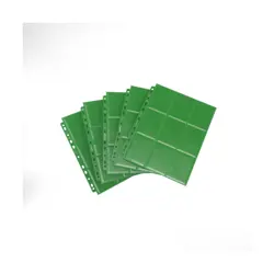 GameGenic Card Storage 18-Pocket Side Loading Pages - Green (10) New - Image 2