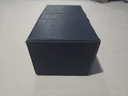 USED Ultimate Guard Twin Flip n Tray Blue 200+ Monocolor Deck Case Card Storage - Image 5