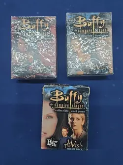 3 Buffy the Vampire Slayer CCG Card Game The Wish Theme Deck Sealed One Open - Image 1