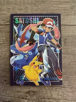 Pokemon Satoshi 157888 Serialized Mengka Hit Card Ash Ketchum Greninja Pikachu - Image 1