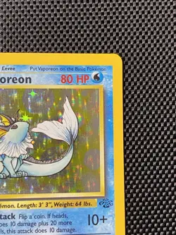 Vaporeon 12/64 Jungle Unlimited Holo Rare WoTC Pokemon Trading Card Game 1999 - Image 3
