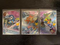 Pokemon Turtwig Chimchar Piplup MEP 040/041/042 Holo Basic English 3 CARDS - Image 1