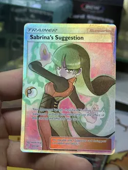 Sabrina's Suggestion 181/181 Team Up 2019 Full Art Holo Rare Pokemon Card TCG - Image 3