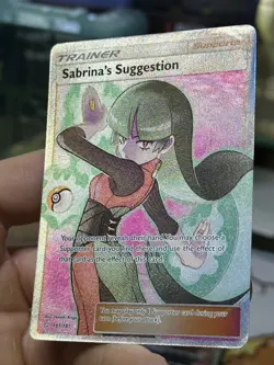 Sabrina's Suggestion 181/181 Team Up 2019 Full Art Holo Rare Pokemon Card TCG - Image 4