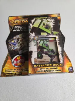 Redakai Conquer the Kairu Blast 3D Cards, Battacor Deck Green DRUDGER Card New - Image 1