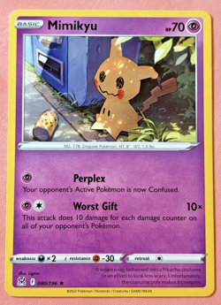 Mimikyu & Pikachu~Cute Pokemon Cards~ Pretty in Pink & Pastel Gallery - Image 1