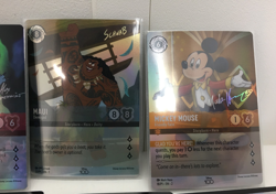 Disney Lorcana Trading Card Bundle inc Foil; Elsa 19/P1 Mickey Mouse 18/P1 etc - Image 5