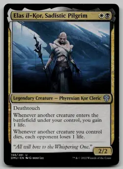 Elas il-Kor, Sadistic Pilgrim U Dominaria United 198 NM - Image 1