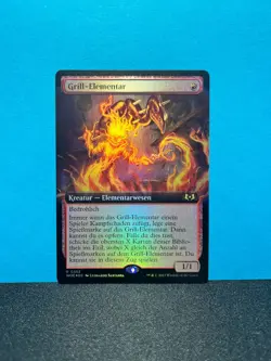 FOIL FULLART Grill-Elementar / Rotisserie Elemental - MTG Magic - Image 1
