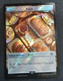 Human Soldier / Food Token - Surge Foil - LTR - MTG - NM Unplayed - 0014/0022 - Image 2