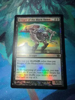 MTG Bringer of the Black Dawn - Foil - Mystery Booster / The List (LP) - Image 1
