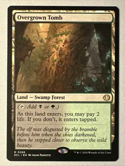 MTG / Overgrown Tomb / ECL / #266 / Regular / Rare / NM - Image 1