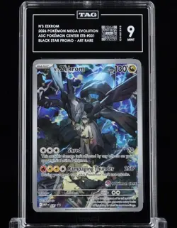 N’s Zekrom Promos. Pokemon CENTER Exclusive AND Regular TAG 9 Card Bundle - Image 1