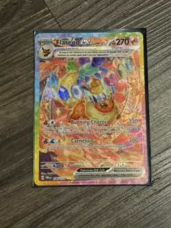Pokemon TCG Flareon EX SIR Prismatic Evolutions 146/131 NM - Image 1