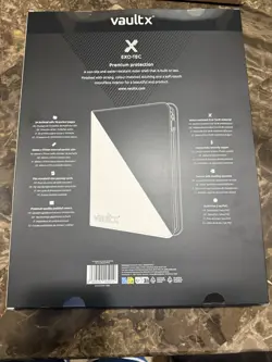 VaultX Pokemon SV10.5 Black Bolt White Flare XXL Binder 16 Pocket - NEW/NIB - Image 2