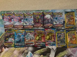 Pokemon TCG Assorted Packs 14 Total Factory Sealed what you see is what you get - Image 1