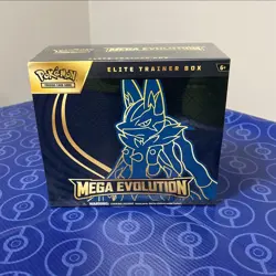 Pokemon TCG Mega Evolution Lucario Elite Trainer Box NEW ETB Booster - Image 1