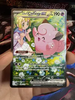 Pokemon TCG Lillie's Clefairy EX 184/159 Special Illustration Rare Pack Fresh - Image 1