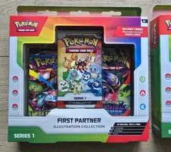 Pokemon TCG First Partner Illustration Collection Series 1 Box Lot of 2 - Image 2