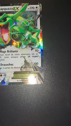 Carte Pokemon Rayquaza EX 75/108 XY6 Ciel Rugissant Bloc XY FR - Image 3