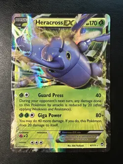 Heracross EX [MP] 4/111 - Holofoil XY - Furious Fists - Pokemon TCG - Image 1