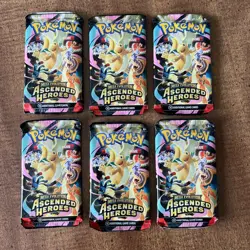 (6X) ASCENDED HEROES Pokemon TCG Booster Pack Lot Bundle NEW SEALED 🔥 - Image 1