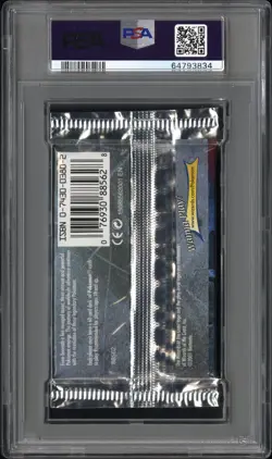 2001 Pokemon Neo Revelation 1st Edition Entei Sealed Booster Pack PSA 8 - Image 2