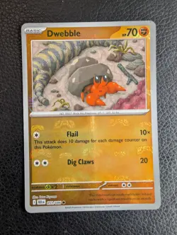 Dwebble - 051/086 Black Bolt (Pokemon) Master Ball Reverse Holo - Image 1