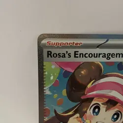 Pokemon Rosa's Encouragement rare full art holo 123/088 perfect orderEN - Image 2