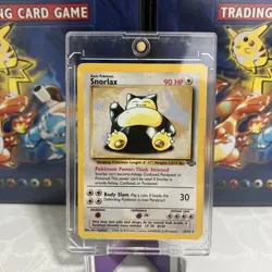 Pokemon Snorlax (27) #27/64 Jungle tcg Rare LP - Image 1