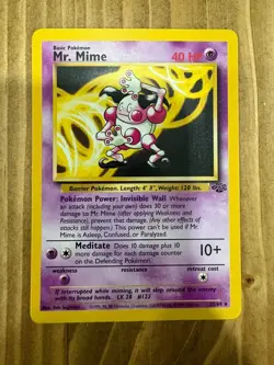 Pokemon TCG Mr. Mime 22/64 Jungle Vintage 1999 WOTC - Image 1