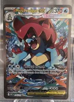Mega Feraligatr ex 274/217 Evolutions Full Art Holo EX 370 HP English - Image 1