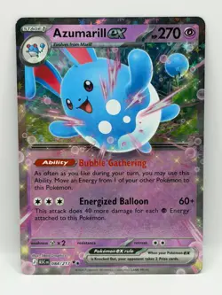 Azumarill ex 084/217 Ascended Heroes NM Double Rare Holo Pokemon TCG - Image 1